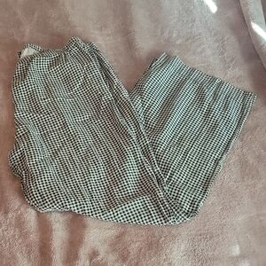 a new day Black and White Plaid Trousers